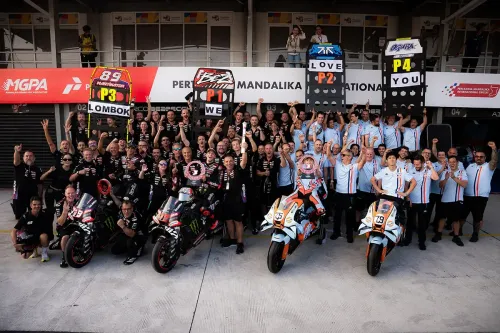 Aprilia входить в історію MotoGP: чотири мотоцикли на чотирьох перших місцях