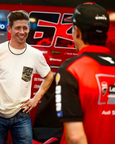 Casey Stoner and marc marques